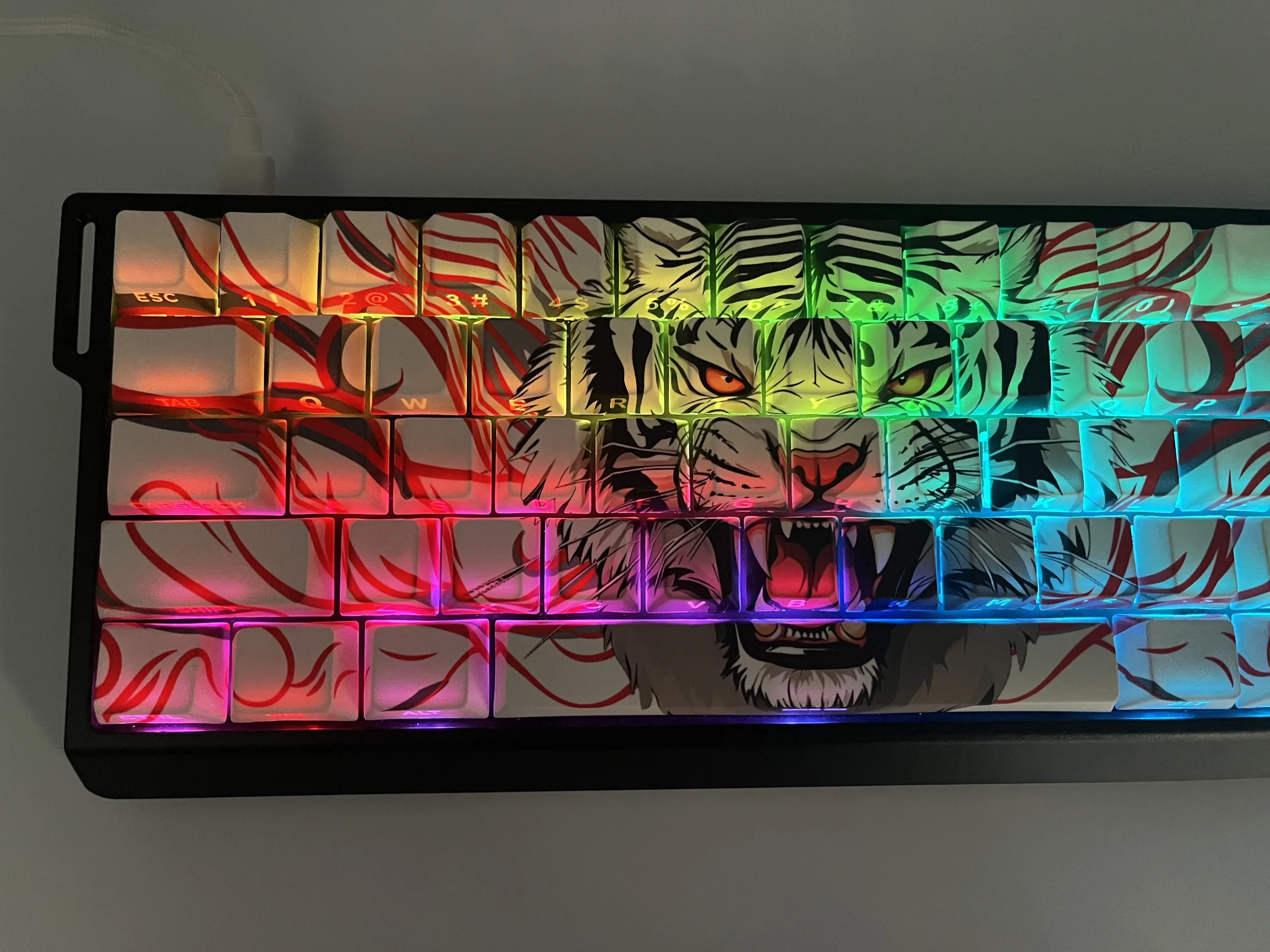 White Tiger Keycap Set - Image 7