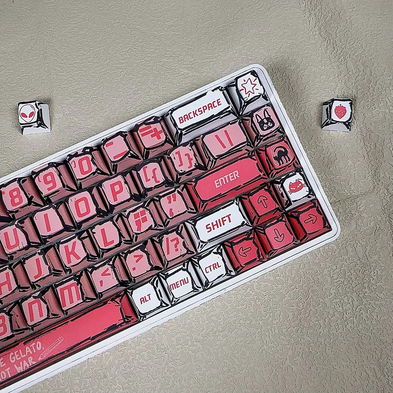 Comic Sweety Keycap Set - Image 3
