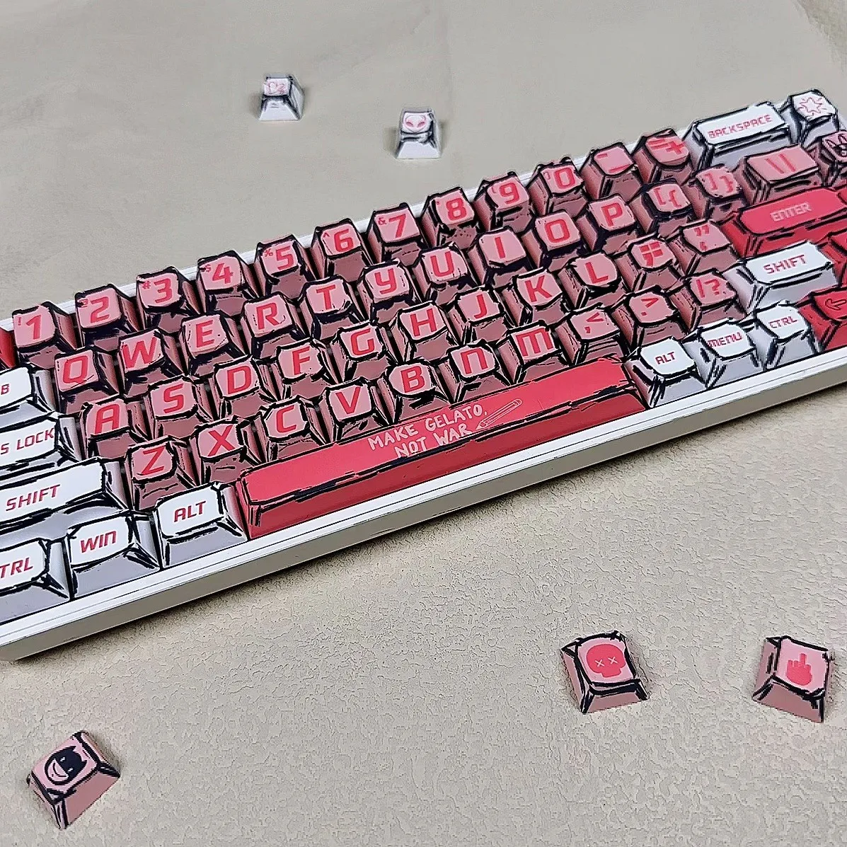 Comic Sweety Keycap Set - Image 2