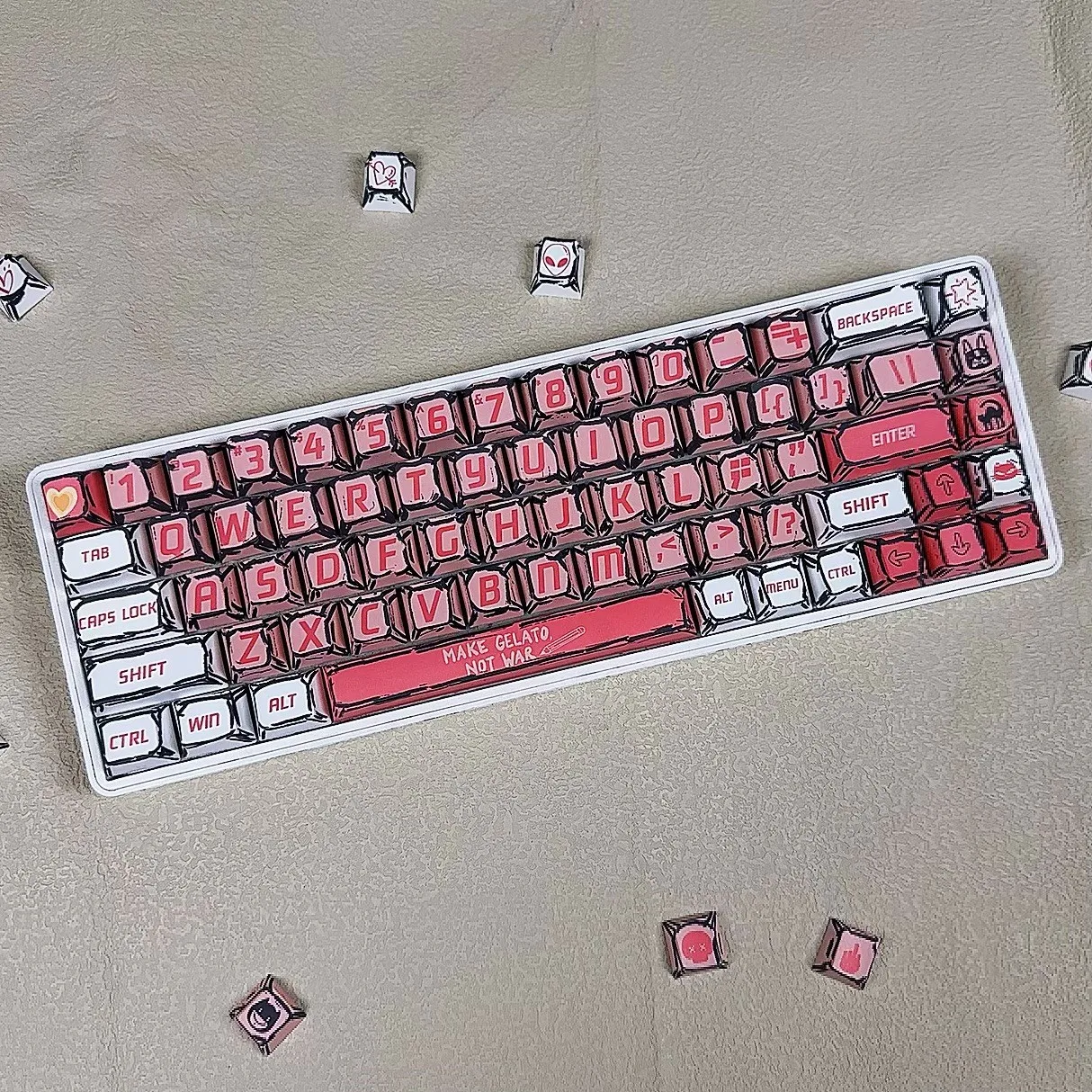 Comic Sweety Keycap Set