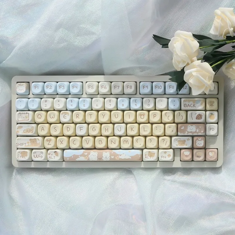 Small Bear Keycap Set