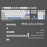 White Blue Gray