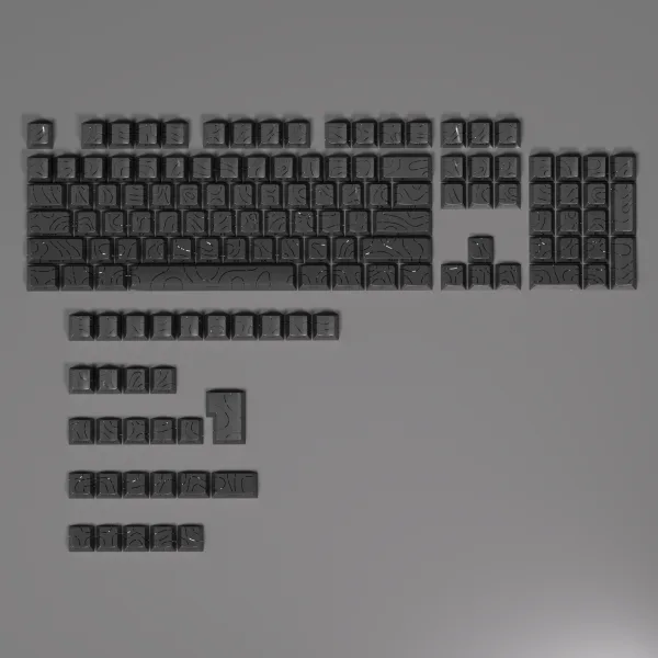 Contour Side Printed Keycap Set : Meckeys.com : Keycaps