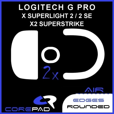 Corepad AIR Skatez – Logitech G PRO X2 SUPERSTRIKE / PRO X SUPERLIGHT 2, product image from Meckeys